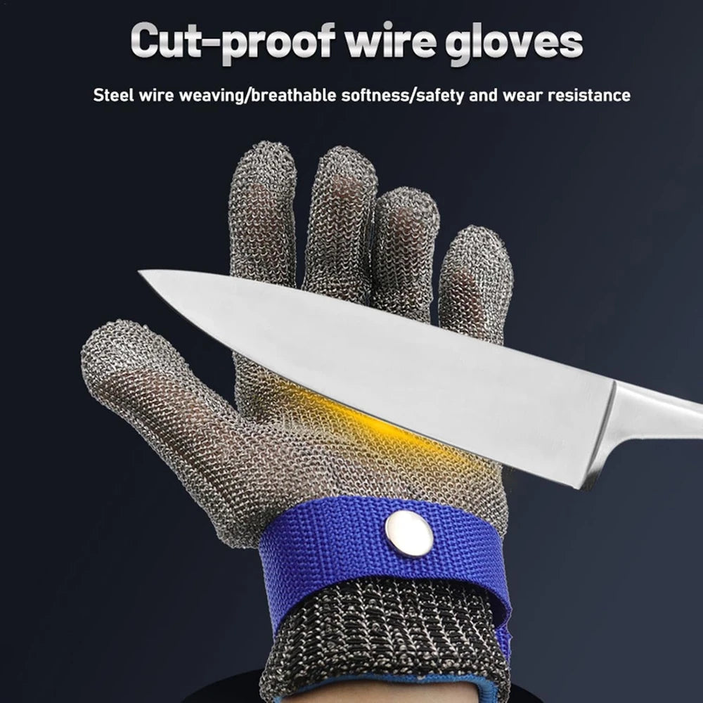 Guantes Malla Acero Inoxidable