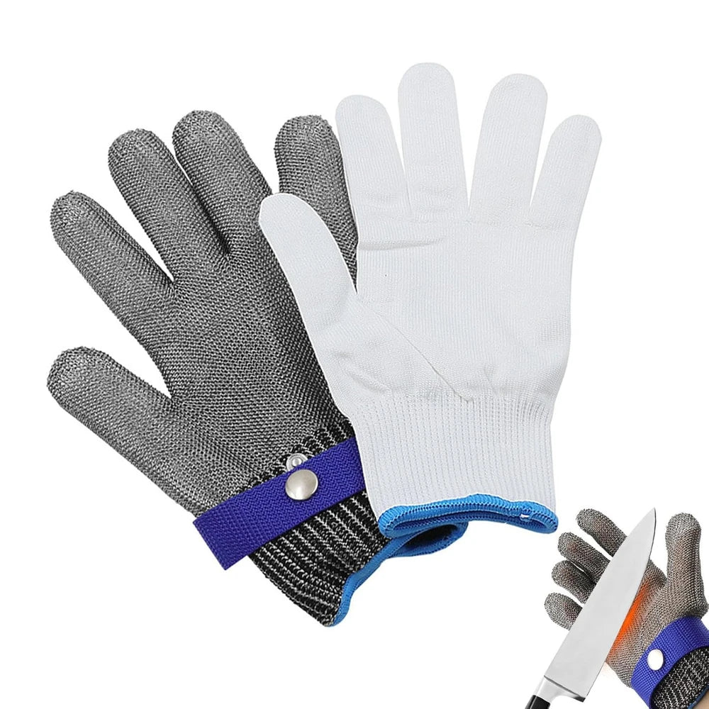 Guantes Malla Acero Inoxidable